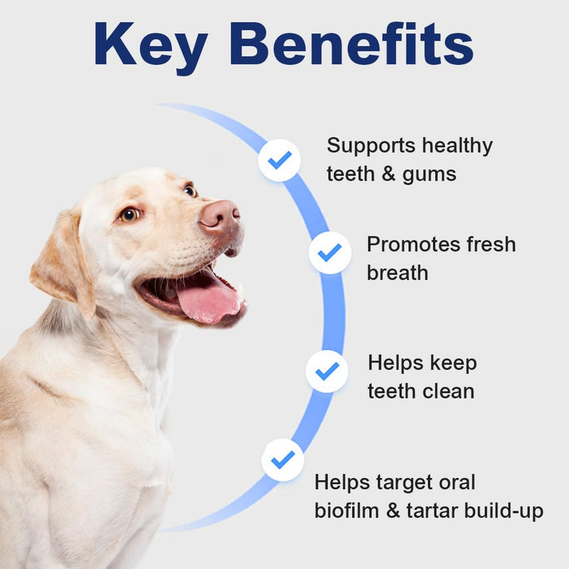 Seven777 Pet Dental Powder,Teeth Cleaning Powder for Dogs and Cats, Plaque & Bad Breath Off,Dental Care Supplies for Small, Medium, Large Dogs and Cats