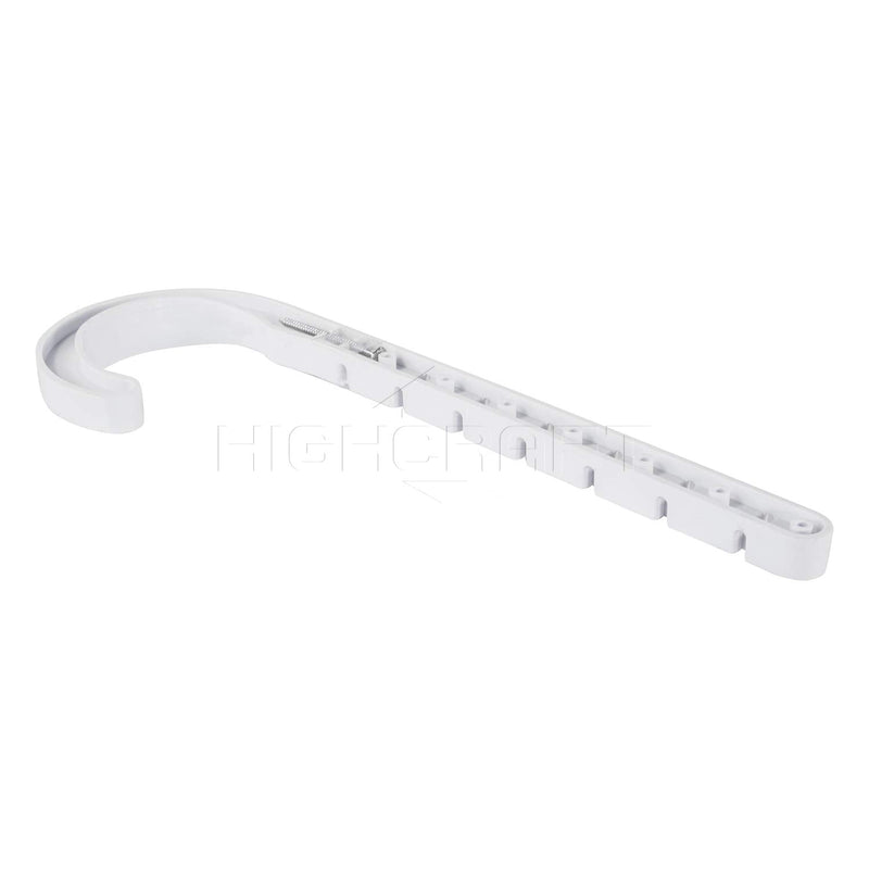 PXJHNG012-10 PEX Support J-Hook Hanger with Nails for 1/2 in. Pipe, Rope, Cable Hard Plastic (10 Pack), White 1/2 in.