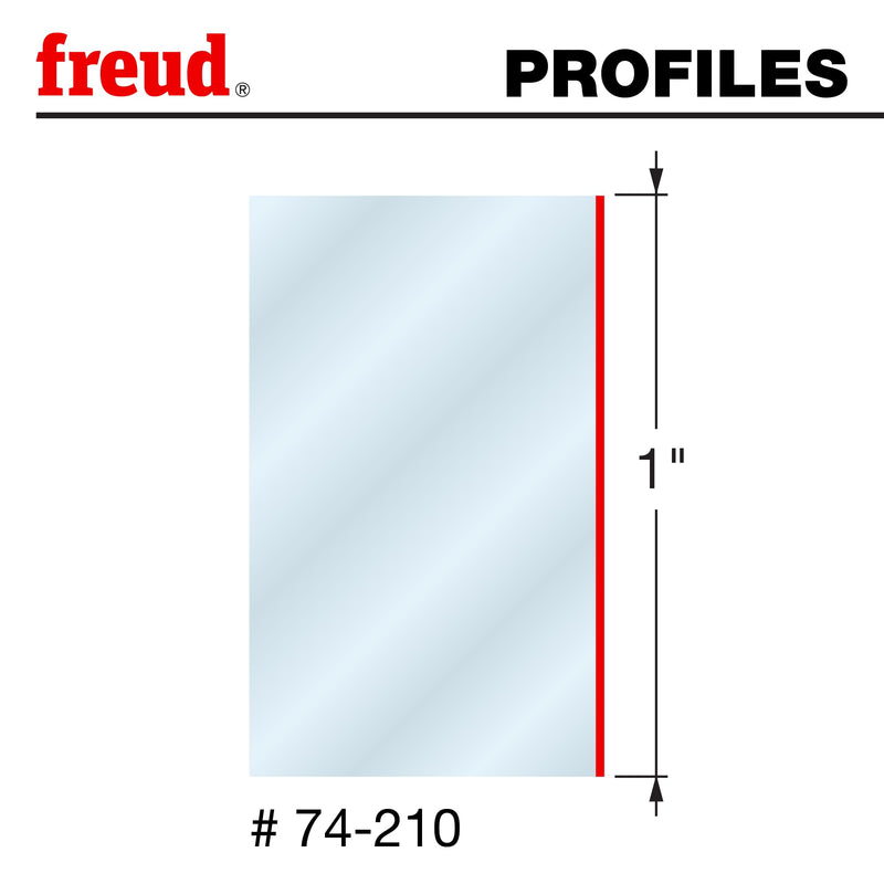 Freud 74-210: 3/8" (Dia.) O-Flute Down Spiral Bit with 3/8" Shank