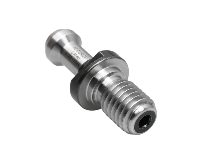 Accusize Industrial Tools Cat40 Pull Stud Retention Knob with Coolant Hole for Haas, Mitsubishi, Toshiba, Daewoo, Okk, Kitamura, Etc. 6780-1044 CAT40, 2.250" long Style C, with Hole