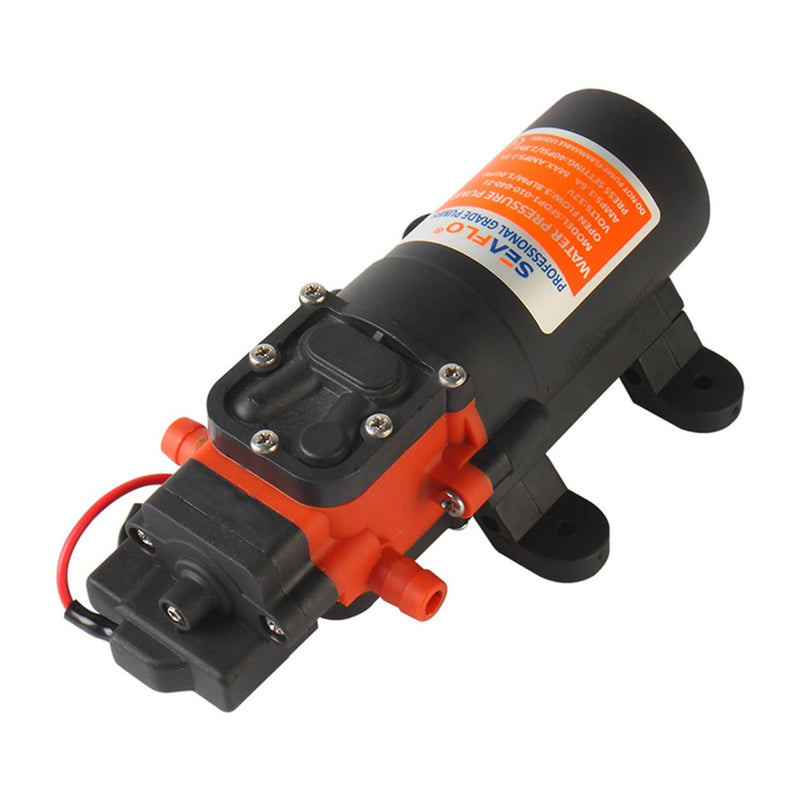 SEAFLO 21-Series DC Diaphragm Water Pressure Pump (1.1 GPM | 80 PSI) for Marine, RV, Agriculture and Recreational Applications