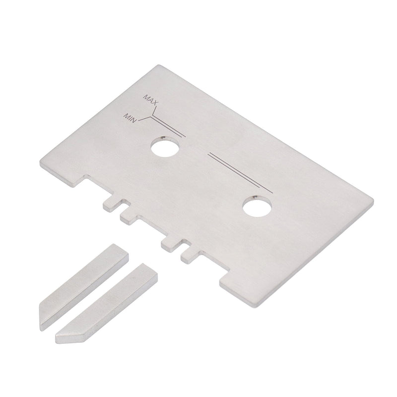 1 Set Head and Guide Gauge, Cassette Head and Guide Gauge Set for Student for for TEAC for BASF for Nagar Mechanical Alignment High Accuracy with Check