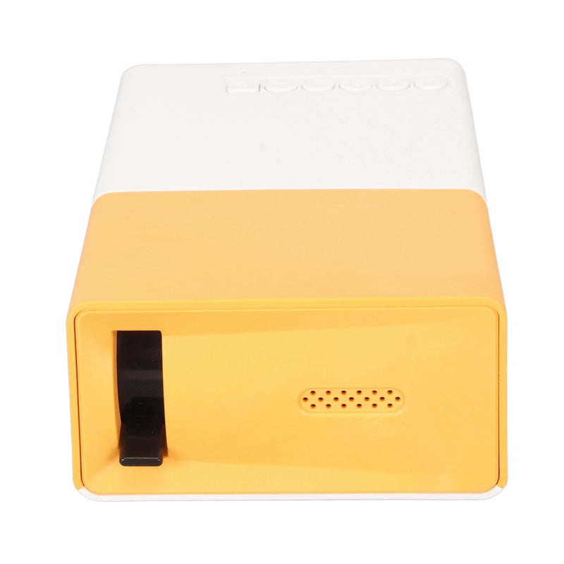 Mini Projector 1080P Support AV VGA HD USB Remote Control, Portable, Compact Size, Rich Interface, Up to 60in Projection Size, 800:1 Contrast Ratio