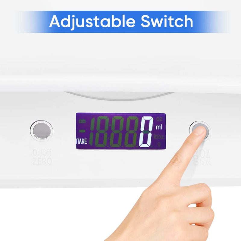 Digital Pet Scale, LCD Animal Scale, 0-22Pound High Accuracy Electronic Weighing Scale, Multifunctional Electronic Weighing Scale for Small Animals Hamster Birds Kittens (No Battery Included) - PawsPlanet Australia
