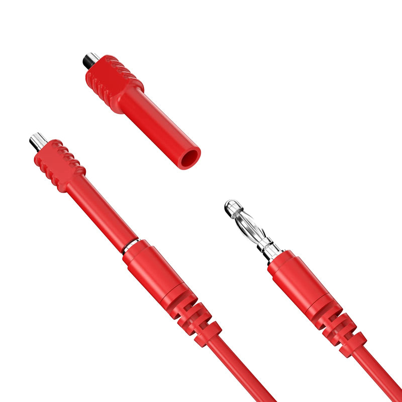 Goupchn Magnetic Test Leads Kit 4mm Banana to Banana Plug Test Leads with Magnetic Connectors 5 Colors Flexible Jumper Test Wire Set