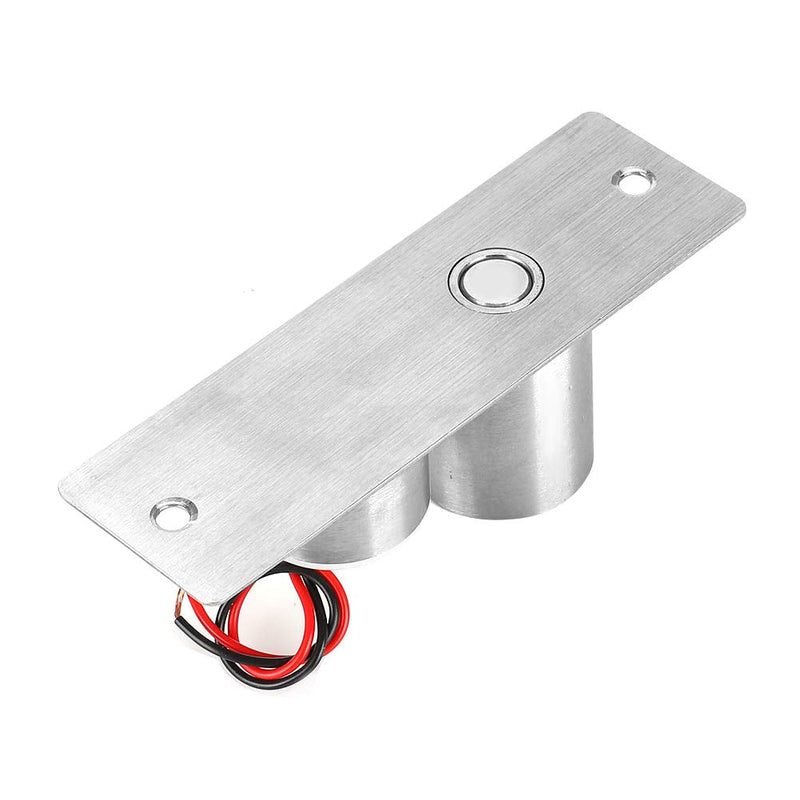 Electric Drop Bolt Lock, DC12V 2-Wire Mini Embedded Mortise Lock Glass Door Security Access Control System