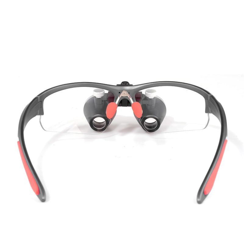 Dental Loupes Binocular Surgical Magnifier 2.5X 3.5X Ultra-Lightweight Optical Loupe 320-420mm Magnifying Glass for Dentist (3.5X-420), Black 3.5X-420