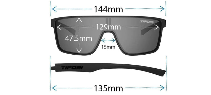 Tifosi Sanctum Sunglasses, Ideal For Cycling, Golf, Hiking, Running, Tennis & Pickleball, Lifestyle Satin Clear (Pink Mirror) Smoke
