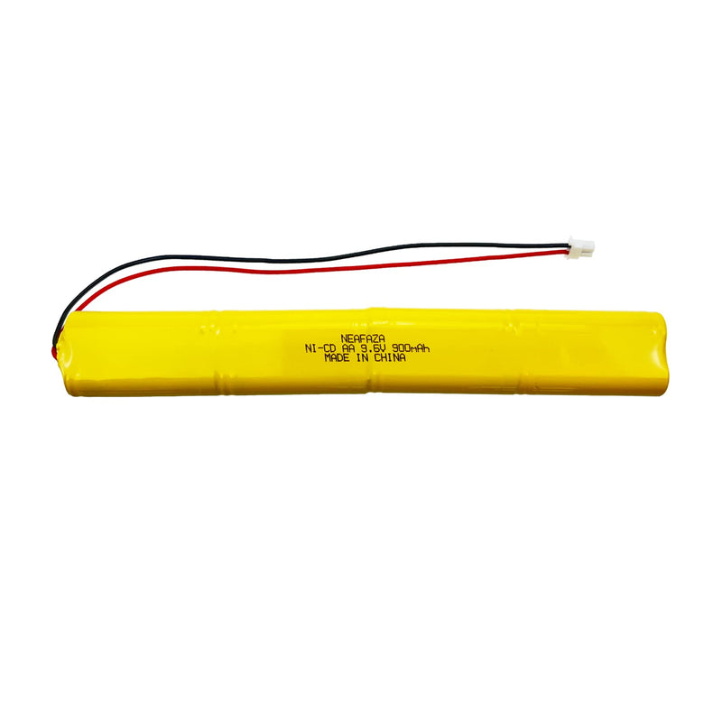 BBAT0043A Ni-Cd 9.6V 900mAh Emergency Light Lighting Fixture Battery Compatible with ELBB003 ELB-B003 ELB-B004 ELBB004 OSI OSA228 DANTONA CUSTOM-306-U BBAT0044A BAA-96 (1 Pack) 1 Pack