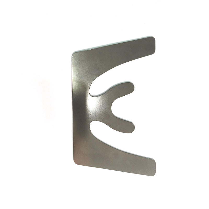 Dental Stainless Steel Fox Plane Plate Autoclavable Occlusal Maxillary Casting Jaw Plate for Fabricating Dentures