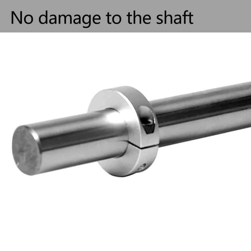 (Pack of 4) Shaft Collar Bore 6mm, Aluminum Alloy One Piece Shaft Collar Clamp Style, 20mm OD, 8mm Thickness, with M4 Set Screws 6mm Bore Size