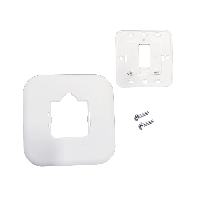 THP2400A1080 Large Cover Plate & Electrical Box Adaptor for T-Series Thermostats, White (1) 1