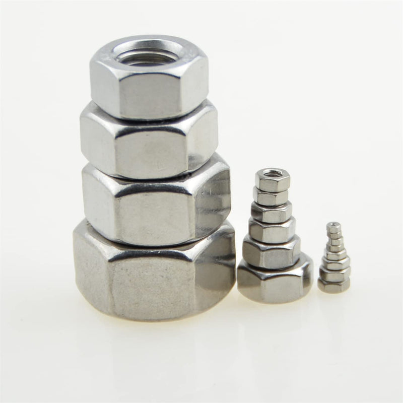 XunLiu 304 Stainless Steel Hexagon Nuts (5, M24-3.0pitch) 5