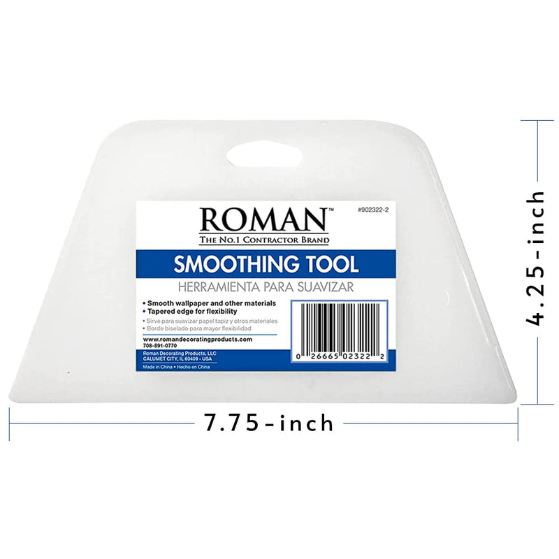 Roman 207802LW 6454 Seam Repair Adhesive 3 Oz and Wallpaper Smoothing Tool for Installation 7.75-Inch Wide