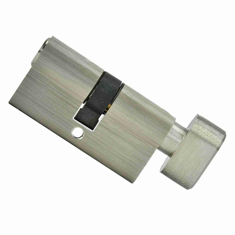 Door Lock Cylinder with Keys 60mm Single Cylinder Deadbolt for Wood and Aluminum Entry Doors, Keyed Alike Exterior Door Lock Replacement Hardware