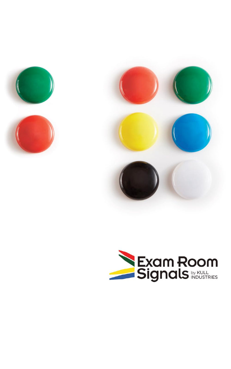 Red & Green Button Magnets, Room Status Indicator Magnets for Hospitals, Exam Rooms, Schools, Durable, High Visibility, Easy Use, Reliable Room Status Solution, 2pcs Pack