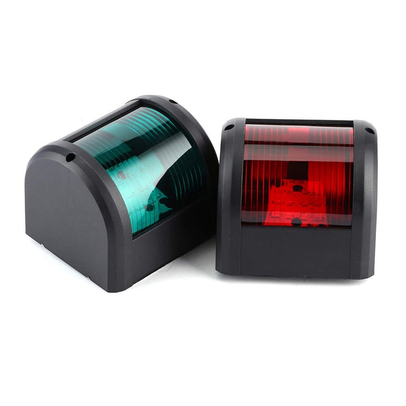 LED Boat Navigation Lights,5W IP65 Waterproof Red&Green Sidelights Marine Sailing Signal Lights Navigation lamp for Bow Side,Port,Starboard,Pontoons,Chandlery Boat,Yacht,Skeeter,DC 12V