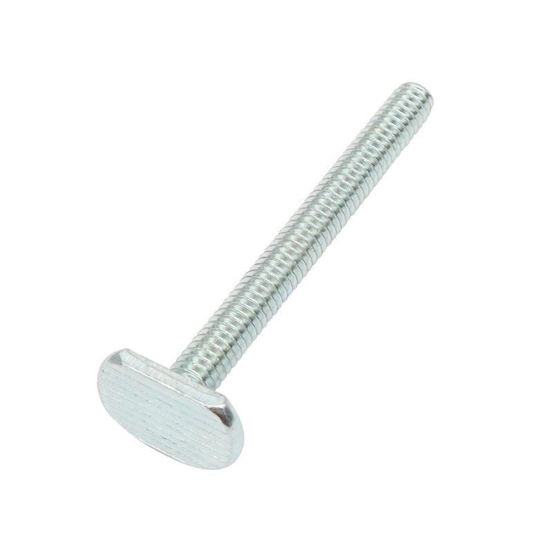 Xadnitu 20 Pieces 1/4"-20 T Track Bolt 2-1/2" Length, T Slot Drop-in Sliding Bolts, Iron Bolt Screw with T Shaped Head for Hardware, Fixture Accessories and Woodworking Jigs 2.5"