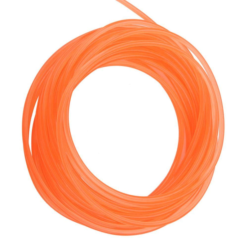 High Performance Round Belting, PU Belt Polyurethane Round Belt for Drive Orange (4mmx10m) 4mmx10m