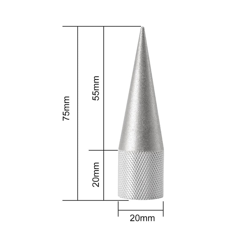 Emery Round Hole Punch Edge Sharpener Grinder Hole Punches Polishing Tool for Leather Crafts