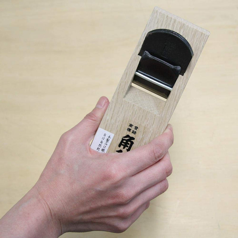 KAKURI Hand Plane 42mm for Woodworking, KANNA Japanese Block Plane Manual Hand Planer Tool for Chamfering and Smoothing, 7.0 x 2.1 x 1.6 inches, White Oak Body, Made in JAPAN Japanese Wood Plane 42 mm