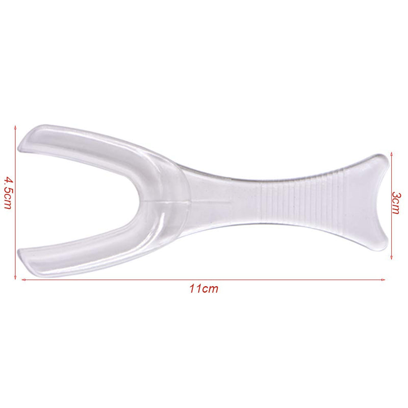 Transparent Dental Lateral Side Hook Cheeck Retractor Y-Shape Mouth Opener Intraoral Opener (10 Pcs) 10 Pcs