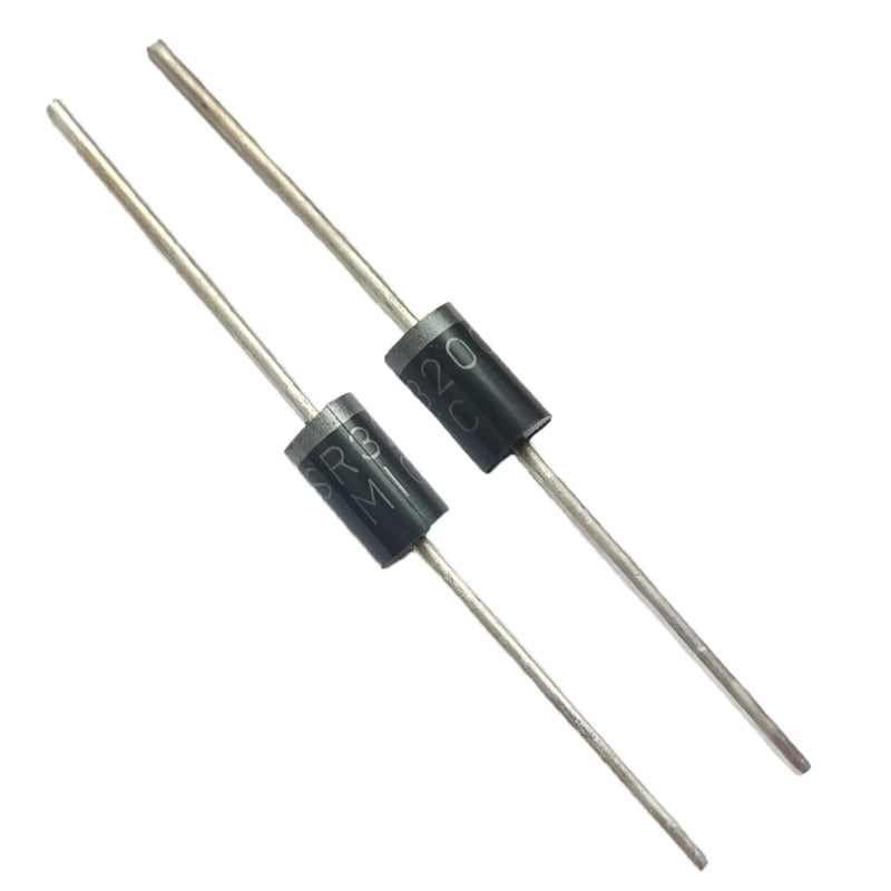 50pcs 5Types Schottky diodes,Package Including:SR3100 SR3200 SR560 SR5100 SR5200.