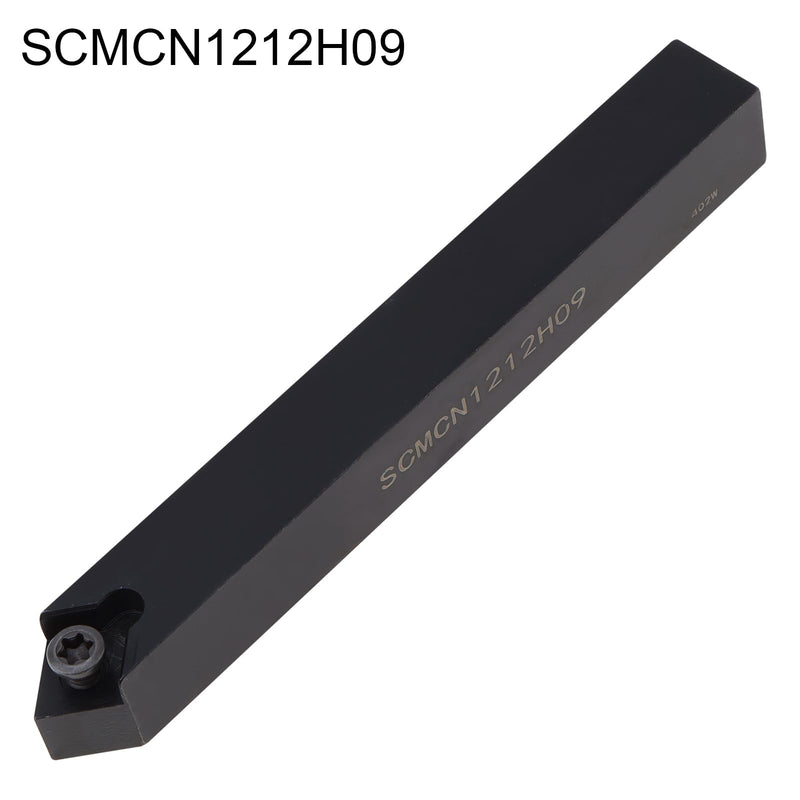 18pcs Indexable Lathe Turning Tool, Steel Lathe Boring Bar Set for Turning/Grooving with S12M SCLCR09/SCLCR1212H09/ SCLCL1212H09/SCMCN1212H09 Turning Bar Holder, CCMT09T304 Carbide Inserts Wrenches