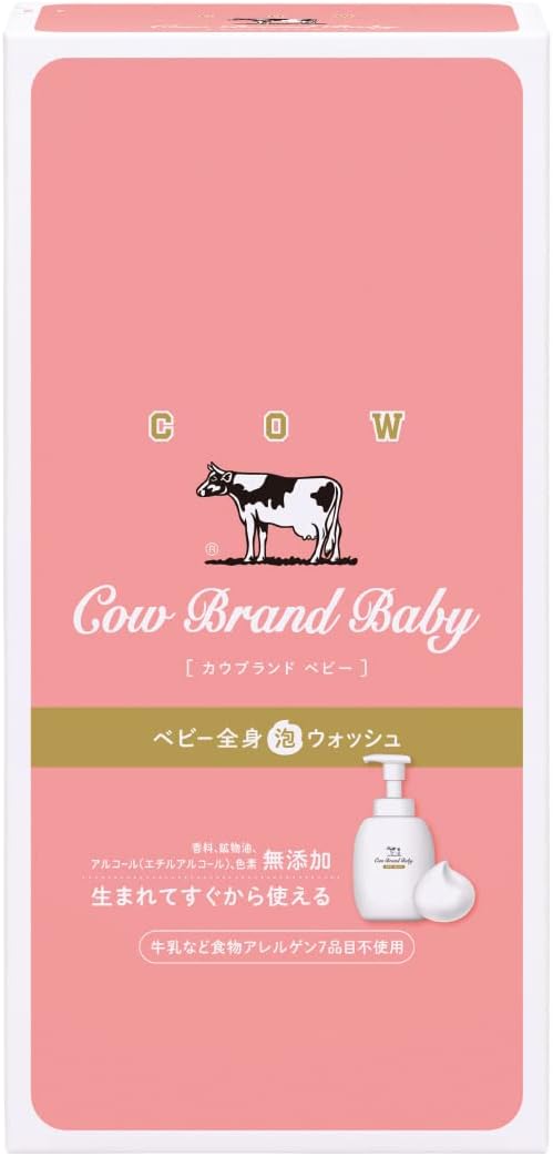 Cow Brand Baby Full Body Foam Wash with Pump 13.5 fl oz (400 ml) - NewNest Australia