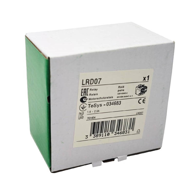 TeSys LRD07 Thermal Overload Relay 1.6-2.5A fit for contactor LC1D09-38