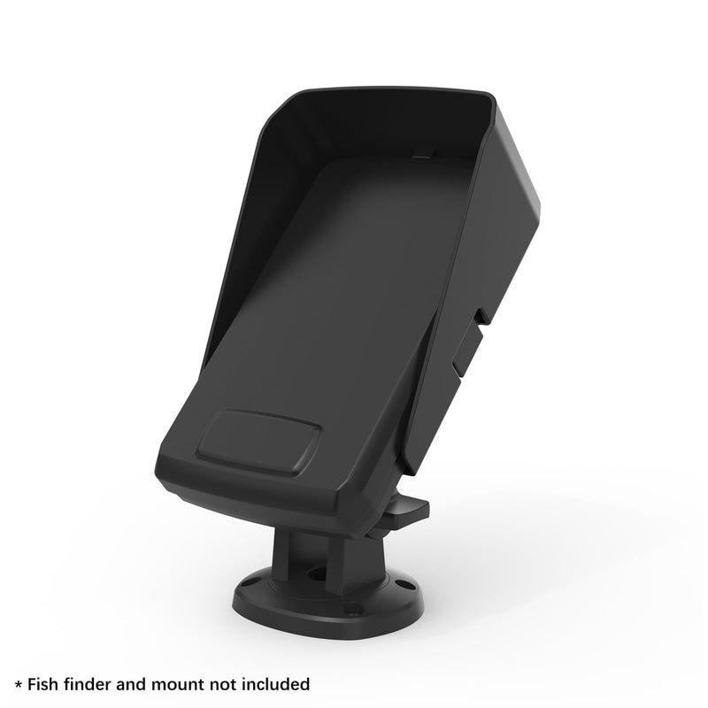 Screen Cover and Sun Visor for Humminbird PiranhaMAX 4 and PiranhaMAX 4 DI, ABS Material, Anti-Glare, Marine Fish Finder Display Shield