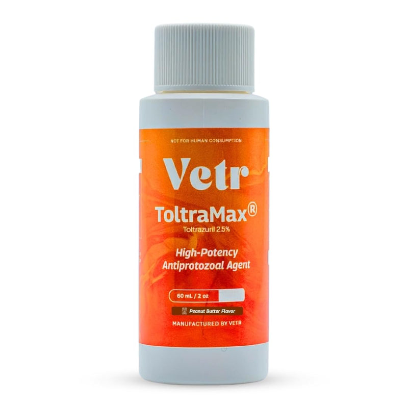 Toltrazuril 2.5% for Horses, Dogs, Cats, 60mL/2 Ounce, for Non-Food Chain Animals, Peanut Butter