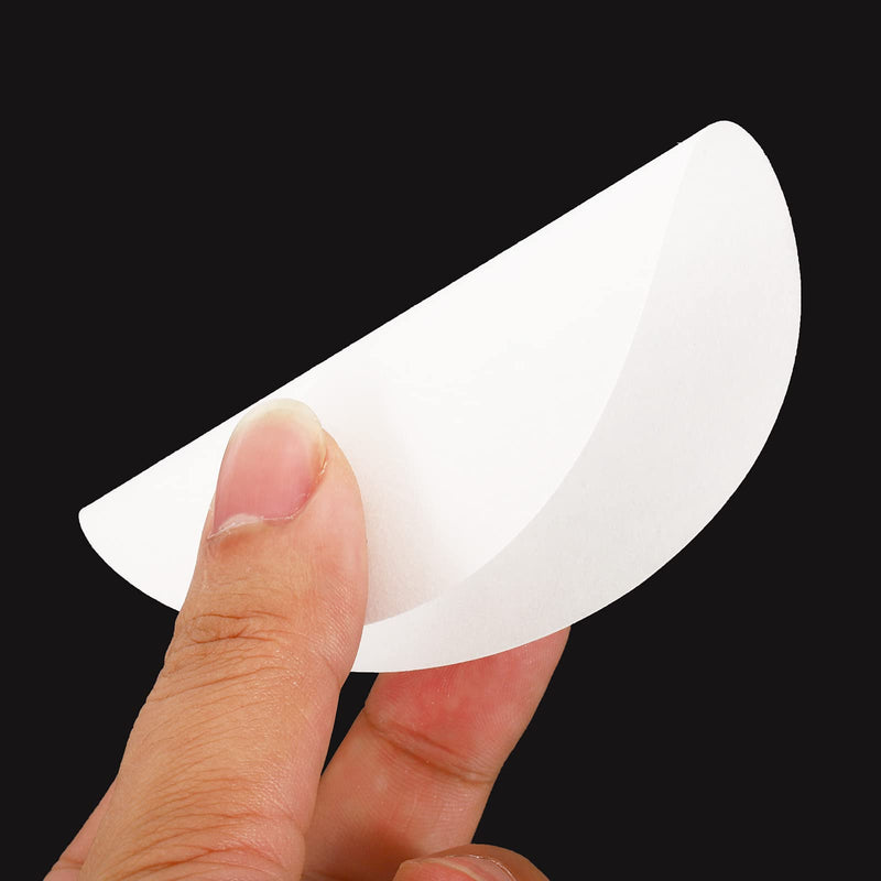 PATIKIL 100Pcs 9cm Qualitative Filter Paper Circles, Fast Speed Round Laboratory Filter Paper Chemical Industrial Oil Testing Funnel Filter Paper