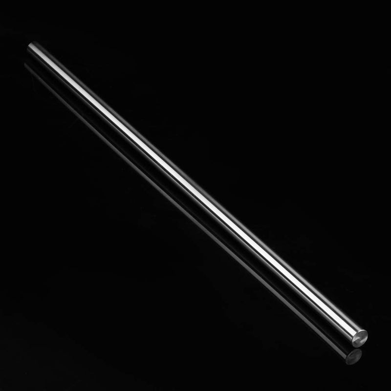 Metal Rod, Steel Rod, 15mm 500mm Steel Round Bar Linear Steel Rod Linear Chrome Plated Carbon Steel Rod Harden Cylinder Bar for Automatic recorders Metal Rods Steel Stick