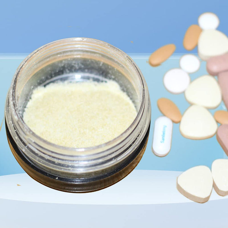 CoaGu Pill Crusher and Pulverizer - 2 Pack Pill Boxes and Cutter - Labor-Saving Grinder for Efficiently Crushing Multiple Tablets into Fine Powder 2pcs Pill Cases