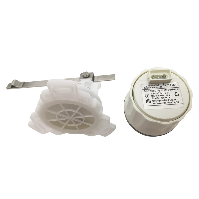 52mm Rubber Angle Indicator 0-190 ohm 9-32V Marine Rudder Angle Meter Yacht Boat Direction Gauge with Mating Angle Sensor