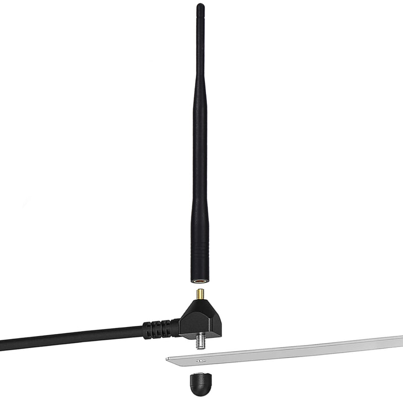 Smart Gate Door Opener Antenna 433.92 MHz Long Range Receiver 10 feet Low Loss Cable Antenna Compatible with All Series Lifemaster GTO Mighty Mule Gate Opener