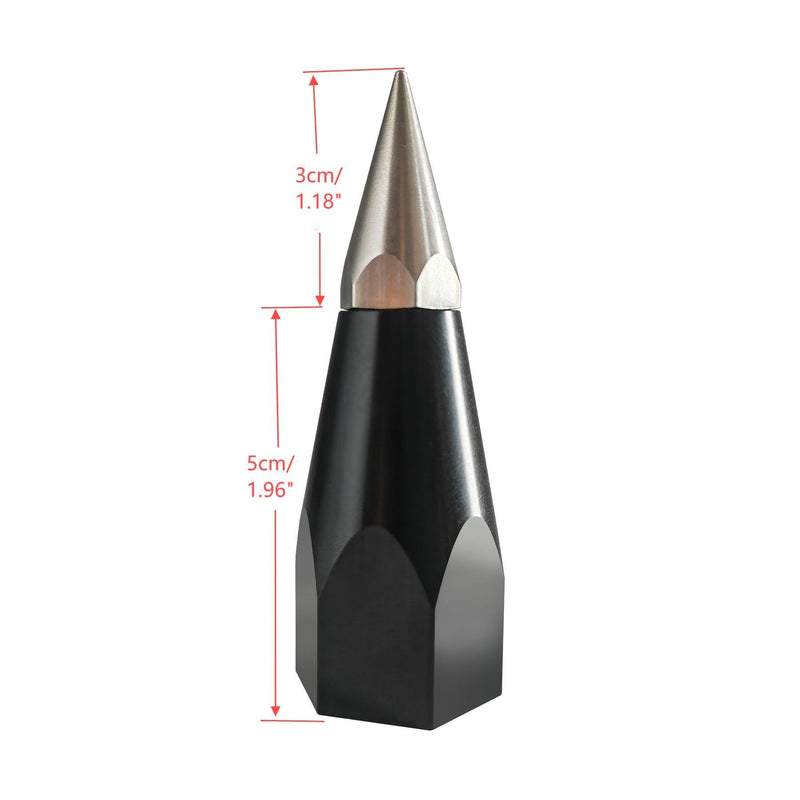 5 Pack GPS Pole Tip - 5/8 Female Thread - Fits Carbon Fiber Survey Pole, RTK Rod Replacement Prism Pole Tip
