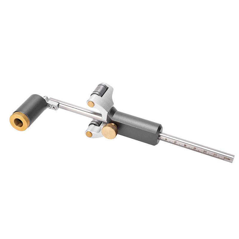 Marking Wheel Marking Draw Circle Linear Arc Scriber Tool Dual-Purpose Sliding Mark Scraper for Wood Iron Metal
