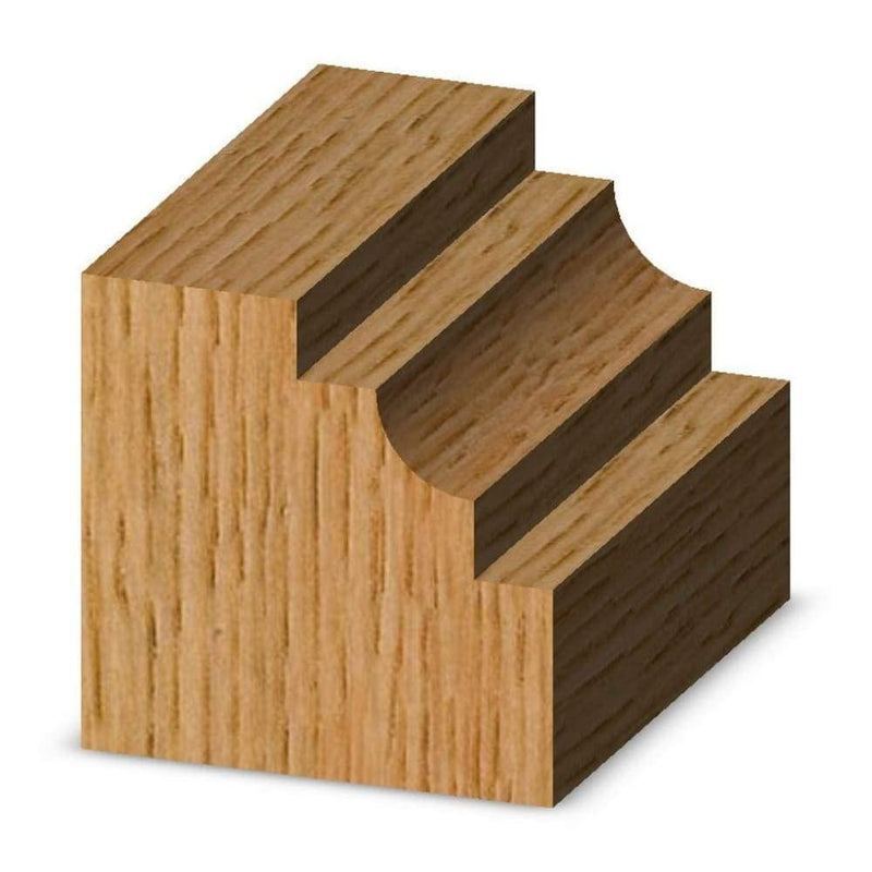 Whiteside Router Bits 3164 Classical Cove Bit with 5/32-Inch Radius, 1-1/4-Inch Large Diameter and 1/2-Inch Cutting Length