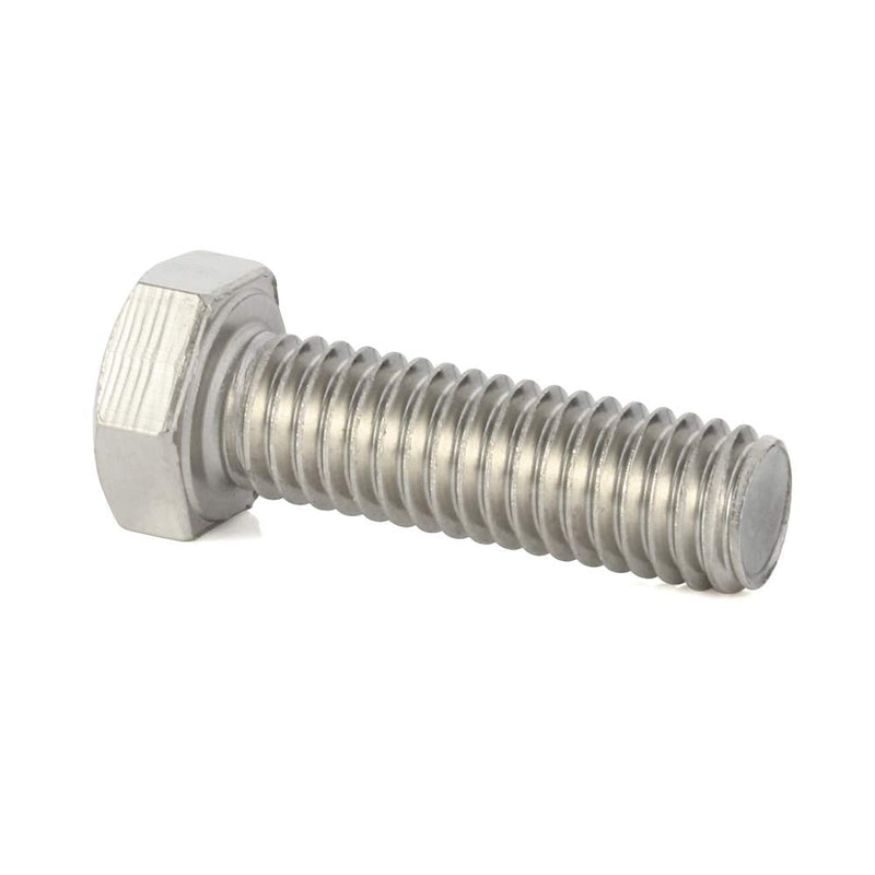 5/16-18 x 2" (1/2" to 4-1/2" Available) Hex Head Screw Bolt, Fully Threaded, Stainless Steel 18-8, Plain Finish, Quantity 20 5/16-18 x 2" (20 PCS)