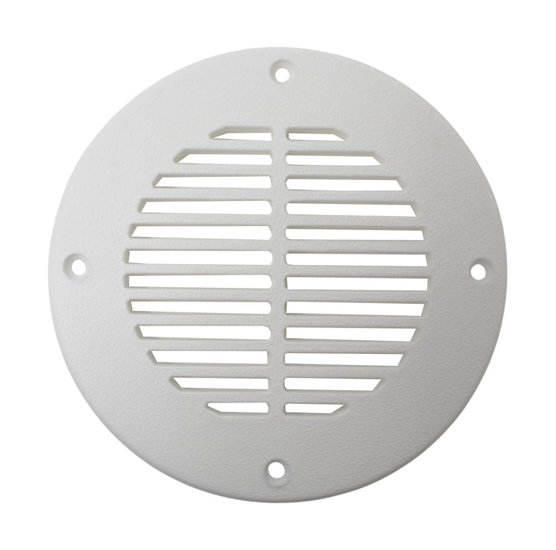 JSP Manufacturing Floor Drain and Vent Cover - White, 4" 2