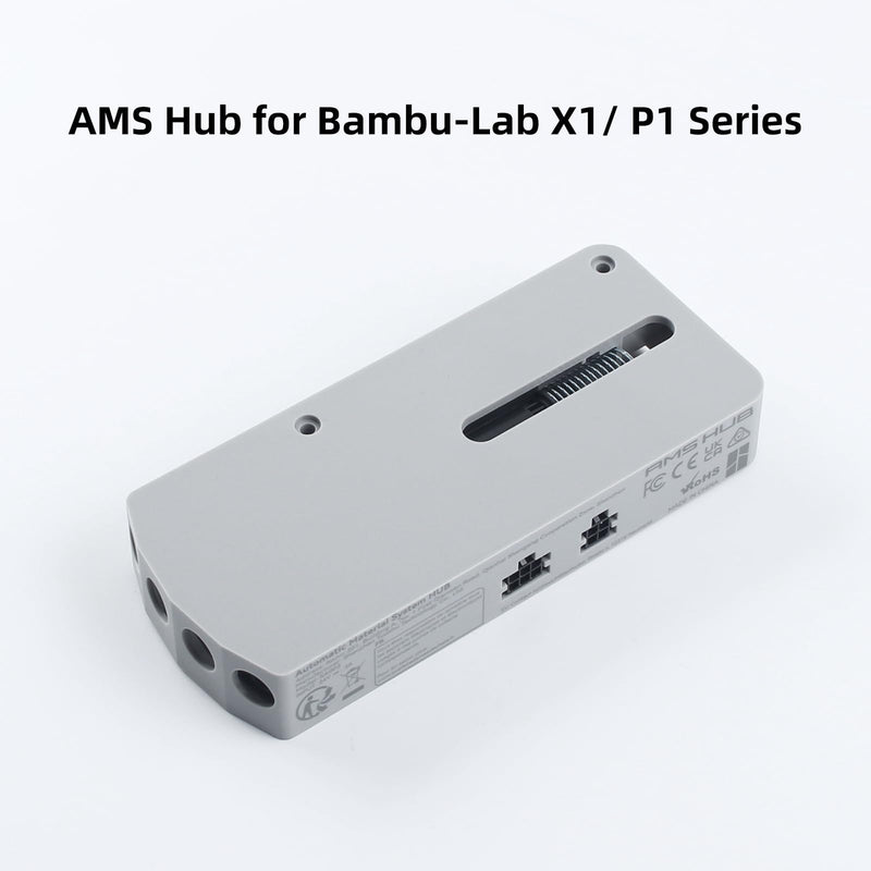Immdinogo AMS Hub Connection Kit for BambuLab P1P/P1S/X1/X1C: Expand to Connect Maximum of 4 AMS Units 16 Channels - Improved Refueling Filament Speed 3D Printer Accessories