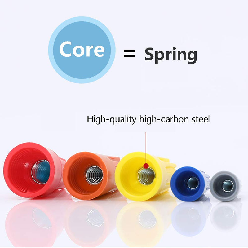1000 Pcs Blue Wire Caps Electrical Wire Connector Screw Nuts Terminal (AWG 22-14) Blue(AWG 22-14)