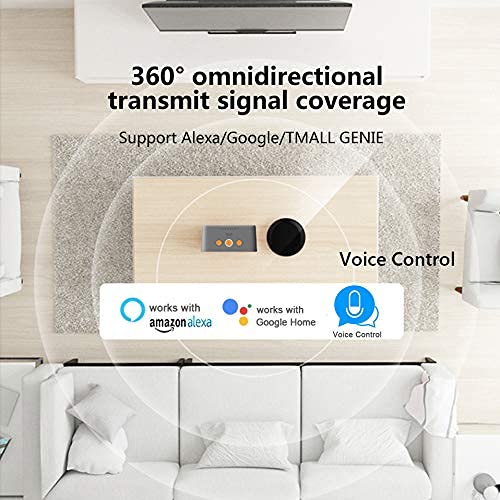 Smart IR Remote Control,All in One IR Blaster Control, Universal WiFi Infrared Remote Control for TV DVD Air Conditioner STB etc,Compatible with Alexa, Google Assistant 1 pack R4（ir）