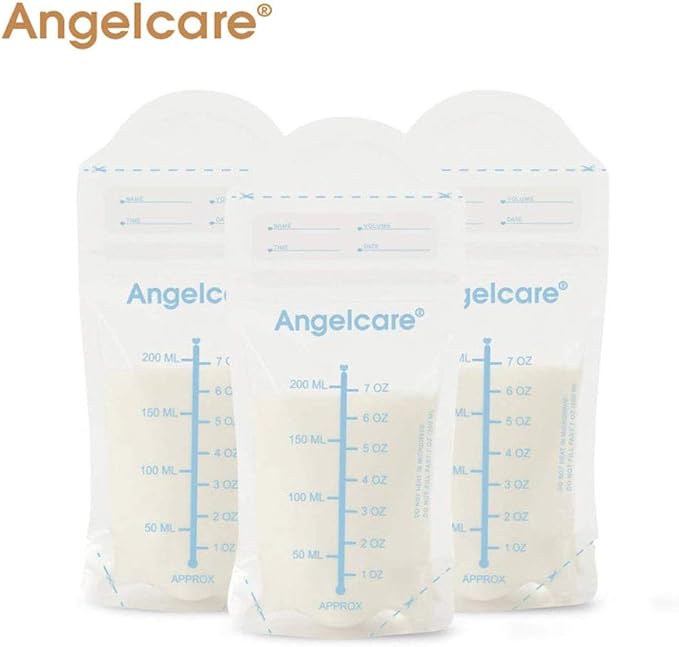 Angelcare [Angelcare] Breast milk storage bag 200ml 100 pieces Freezer pack for refrigerated and frozen storage Sterilized (100) - NewNest Australia