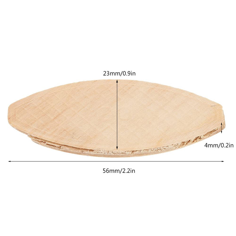 Wood Biscuits 20,100pcs Wood Joining Biscuits Wood Board Docking Tool 0# 10# 20# (20#) 20#