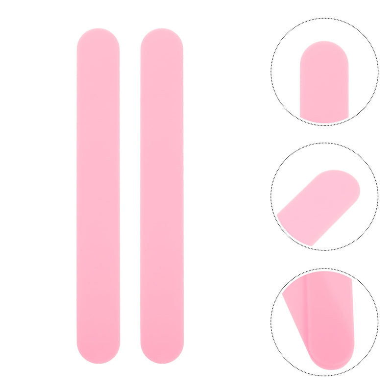 Healeved 25pcs Tongue Depressors Plastic Spatulas Scrapers Lip Cheek Retracto r for Dentist Healthy Oral Care Popsicle Sticks for Food, Laboratory Tongue Scraper Pin k