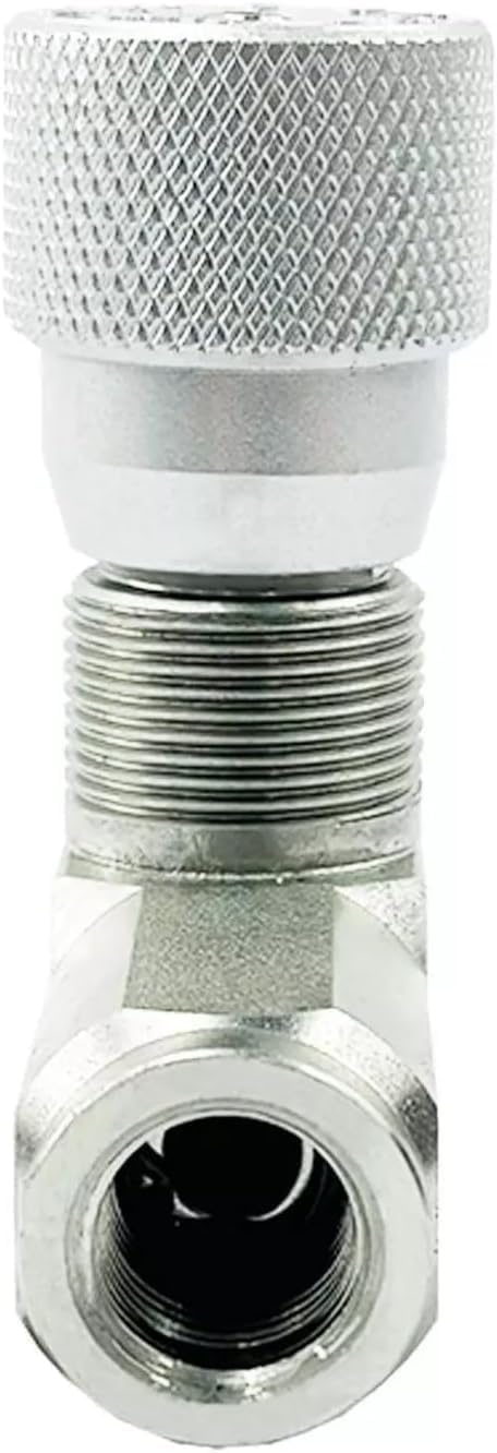 Hydraulic Flow Control Needle Valve 3/8 Inch Throttle Check Valve NPT 5800PSI One Way For Hydraulic Oil Gas