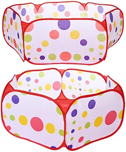 HappyHome Playpen, Foldable, Easy Storage, Ball Pool, Baby Gate, Storage Bag Included (59.1 inches (150 cm) - NewNest Australia